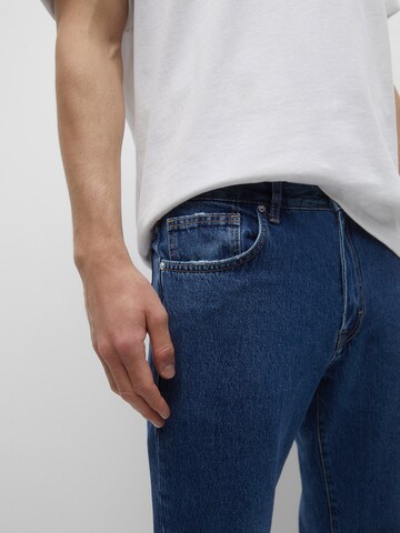 Pull&Bear Regular Jeans in Blauw