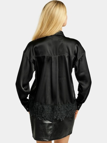 T-shirt ' BOLINE-LS ' Liberte Essentiel en noir