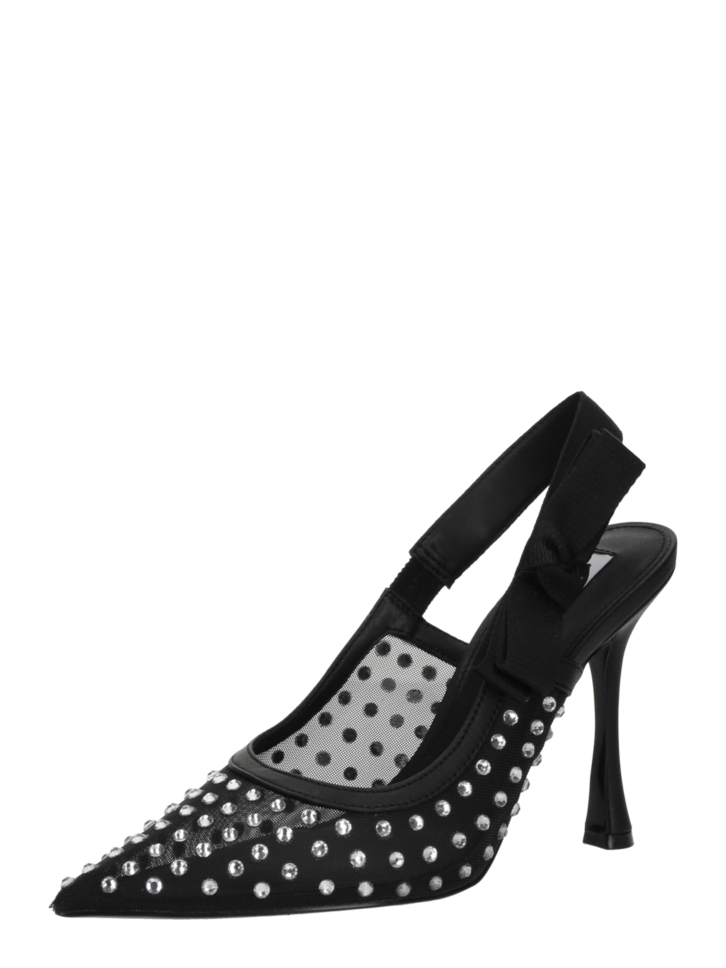 STEVE MADDEN Čevlji s peto in s paščki 'Brylie-R' | črna barva: sprednja stran