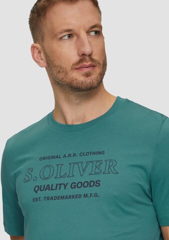 s.Oliver - Camisa em verde