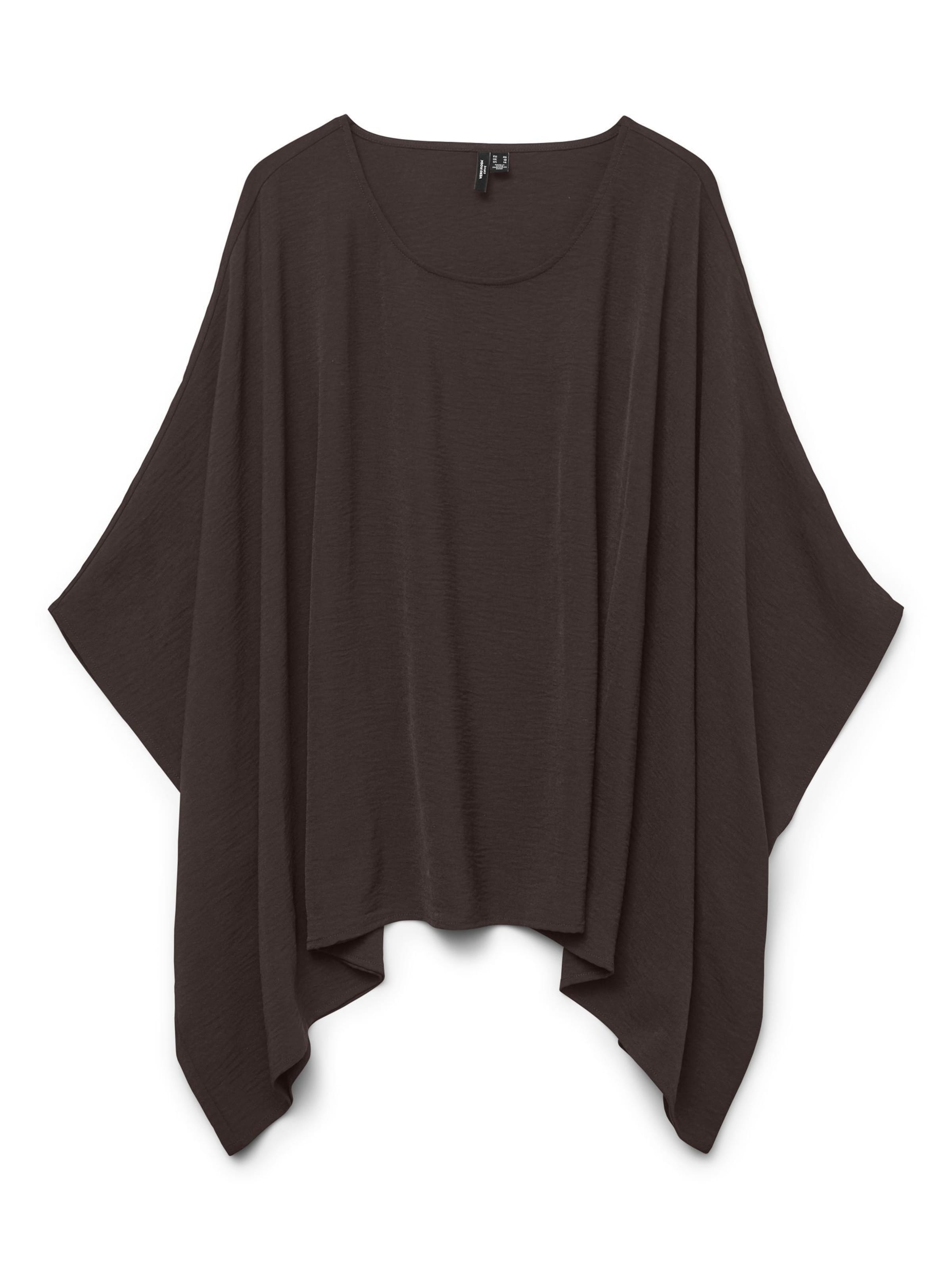 Vero Moda Curve - Blusa 'VMCalva' en marrón: frente