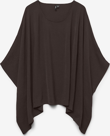 Chemisier 'VMCalva' Vero Moda Curve en marron : devant