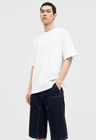 Carhartt WIP Paita 'Chapter Script' värissä valkoinen