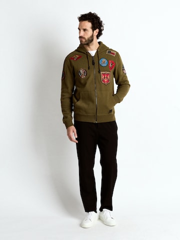 TOP GUN Between-season jacket 'TGD1707' in Green