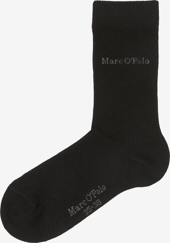 Chaussettes Marc O'Polo en noir : devant