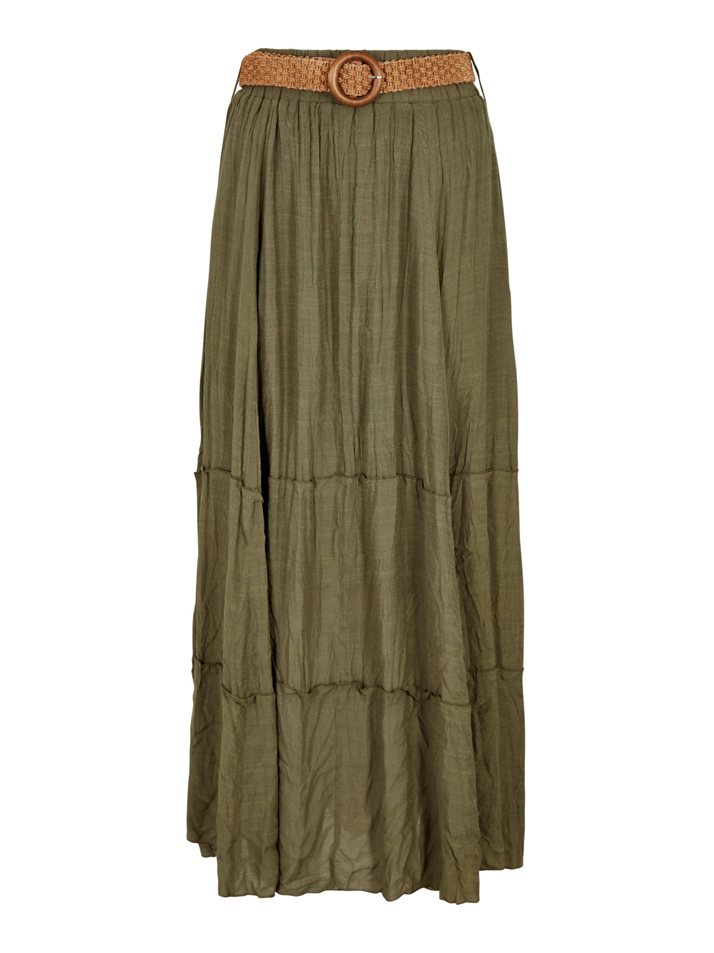 Apricot Rock 'Slub' in Grün: Vorderseite