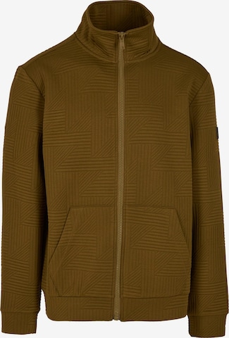 INDICODE JEANS Přechodná bunda 'Huntsville' – zelená: přední strana