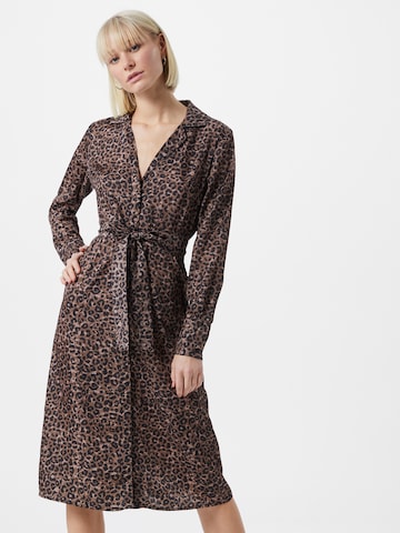 NU-IN Shirt dress in Brown: front