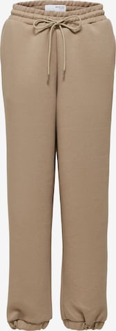 SELECTED FEMME Tapered Pants 'LUA' in Brown: front