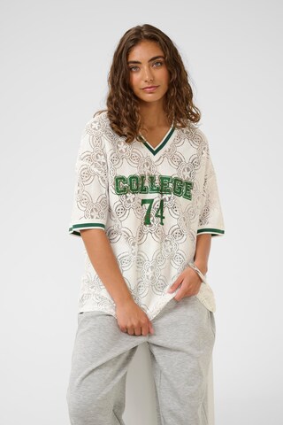 CULTURE T-Shirt 'CUCollege' in Weiß