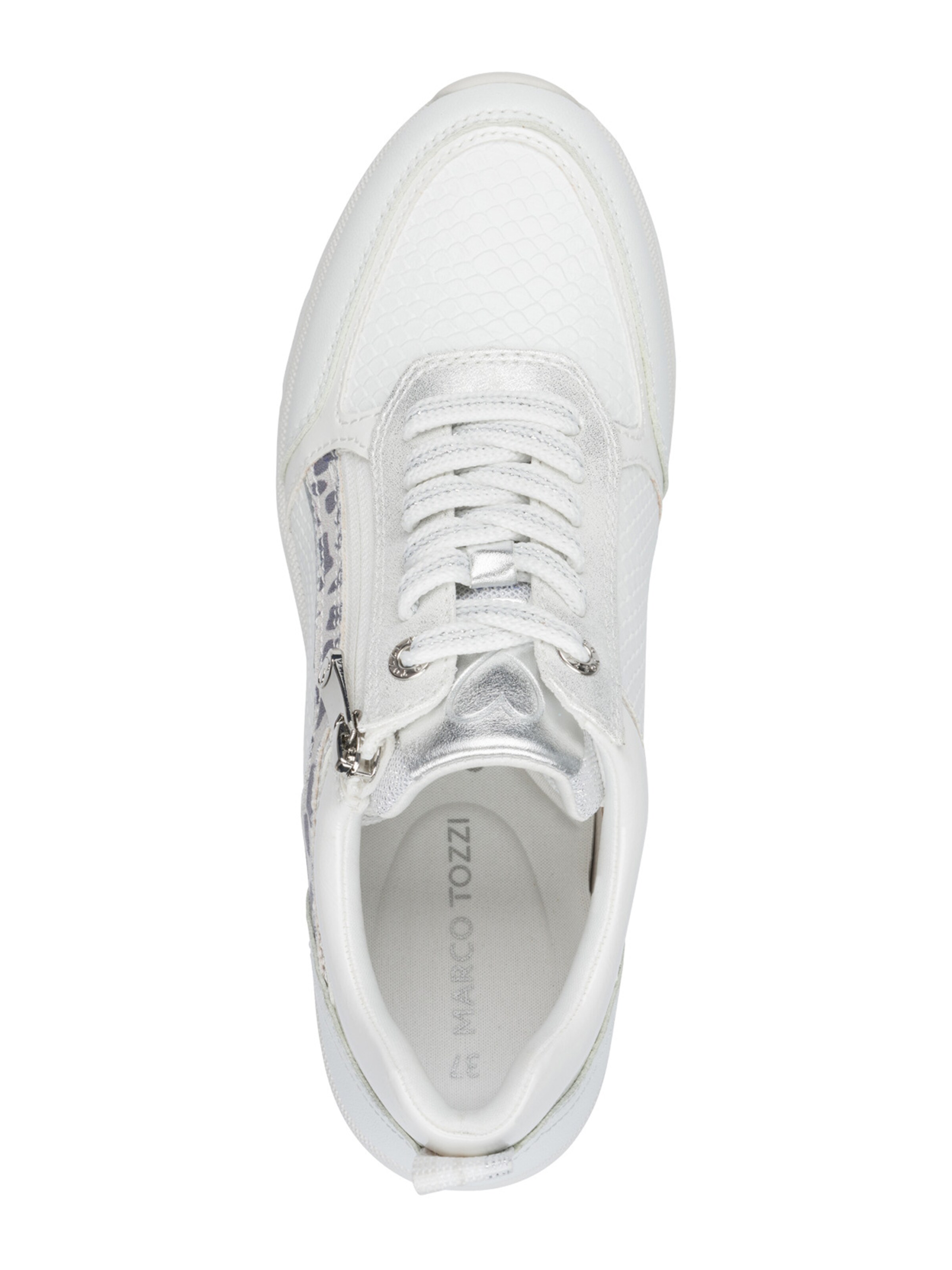 Chaussure de sport à lacets MARCO TOZZI en blanc