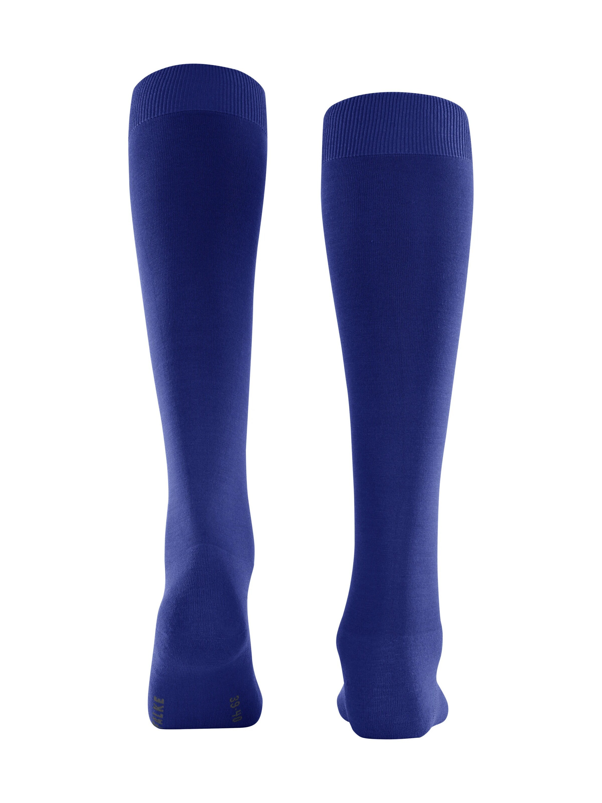 FALKE Knee High Socks 'ClimaWool' in Blue
