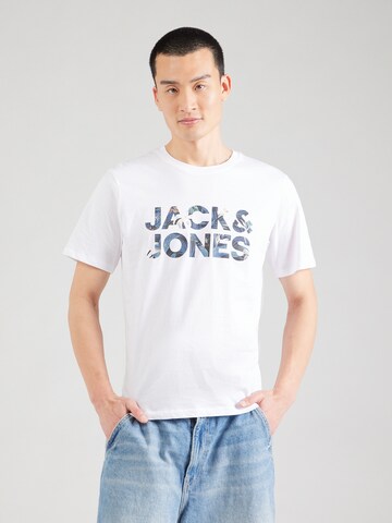 JACK & JONES T-Shirt 'JJEBryan' in Weiß: Vorderseite