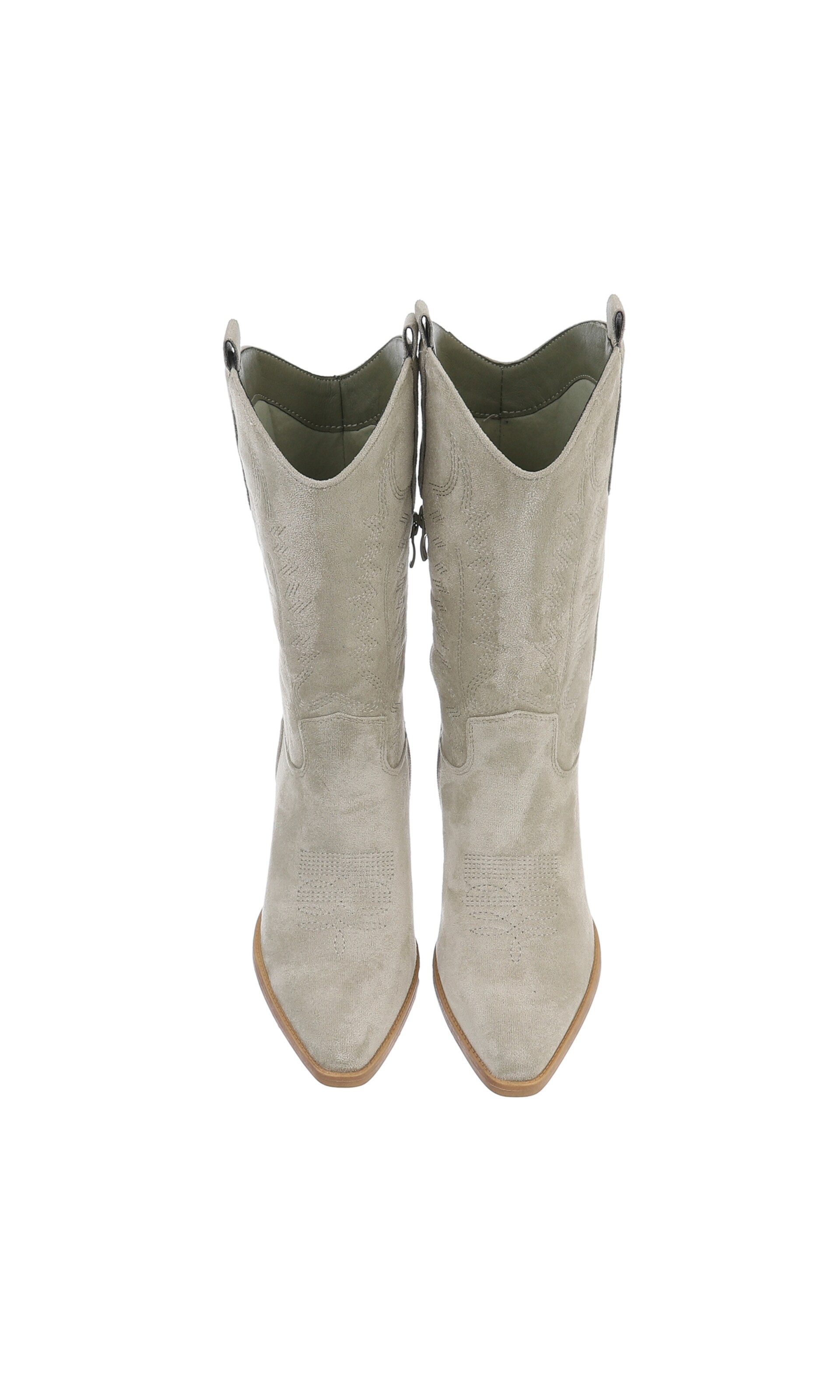 Ital-Design Cowboy Boots in Green