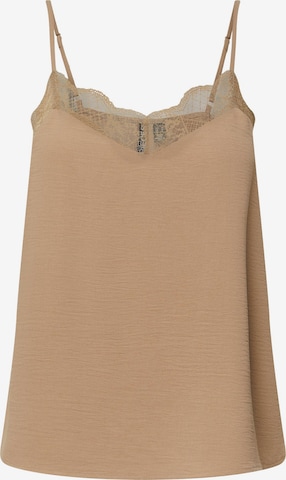 PIECES - Top 'TIFFANY' en beige: frente