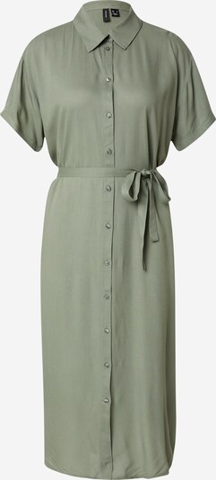 VERO MODA Robe-chemise 'BUMPY' en beige / vert, Vue avec produit