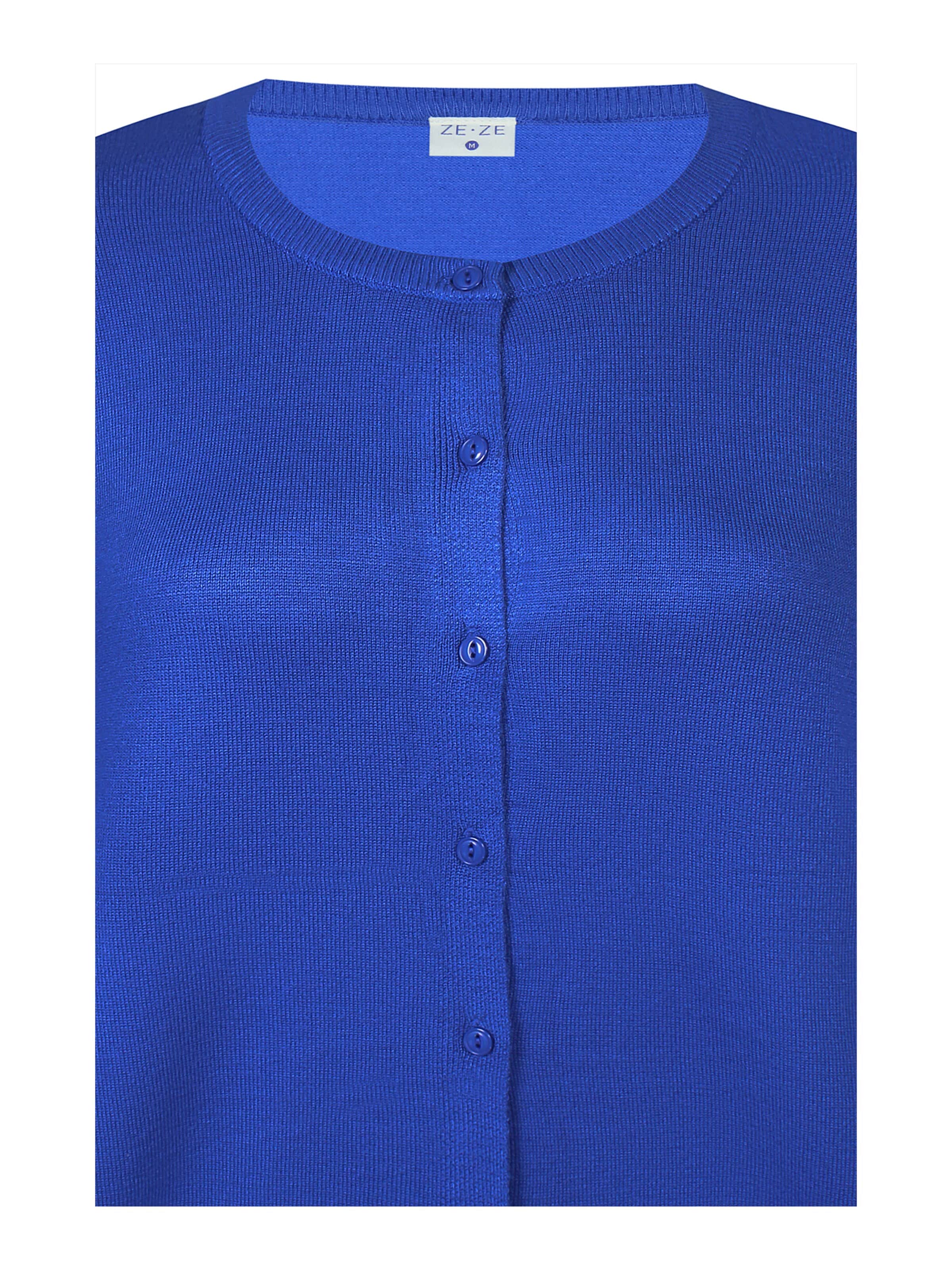 ze-ze Knit cardigan 'Norma 106' in Blue