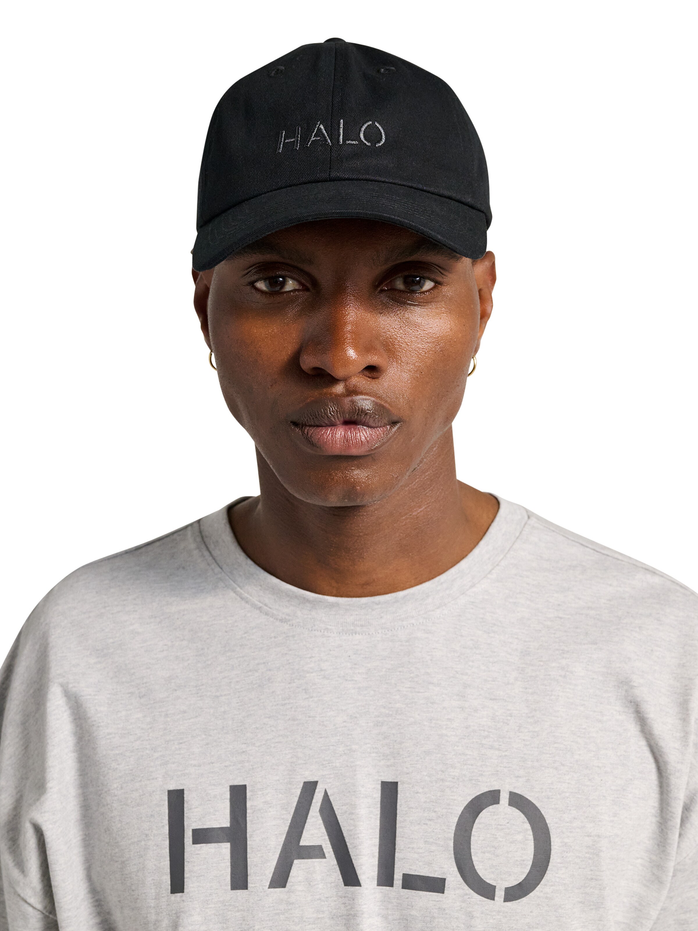 HALO Cap in Black: front