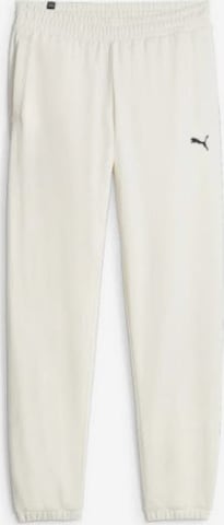 PUMA Tapered Pants 'Better Essentials' in White: front