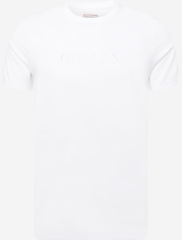 T-Shirt 'Classic' GUESS en blanc : devant