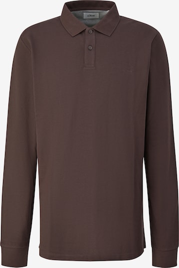 s.Oliver Men Big Sizes Poloshirt in L in dunkelbraun, Produktansicht