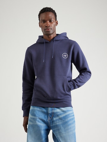 Sweat-shirt JACK & JONES en bleu : devant