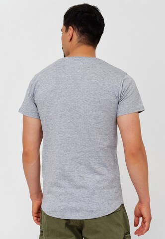 INDICODE JEANS Shirt ' Mosley ' in Grijs