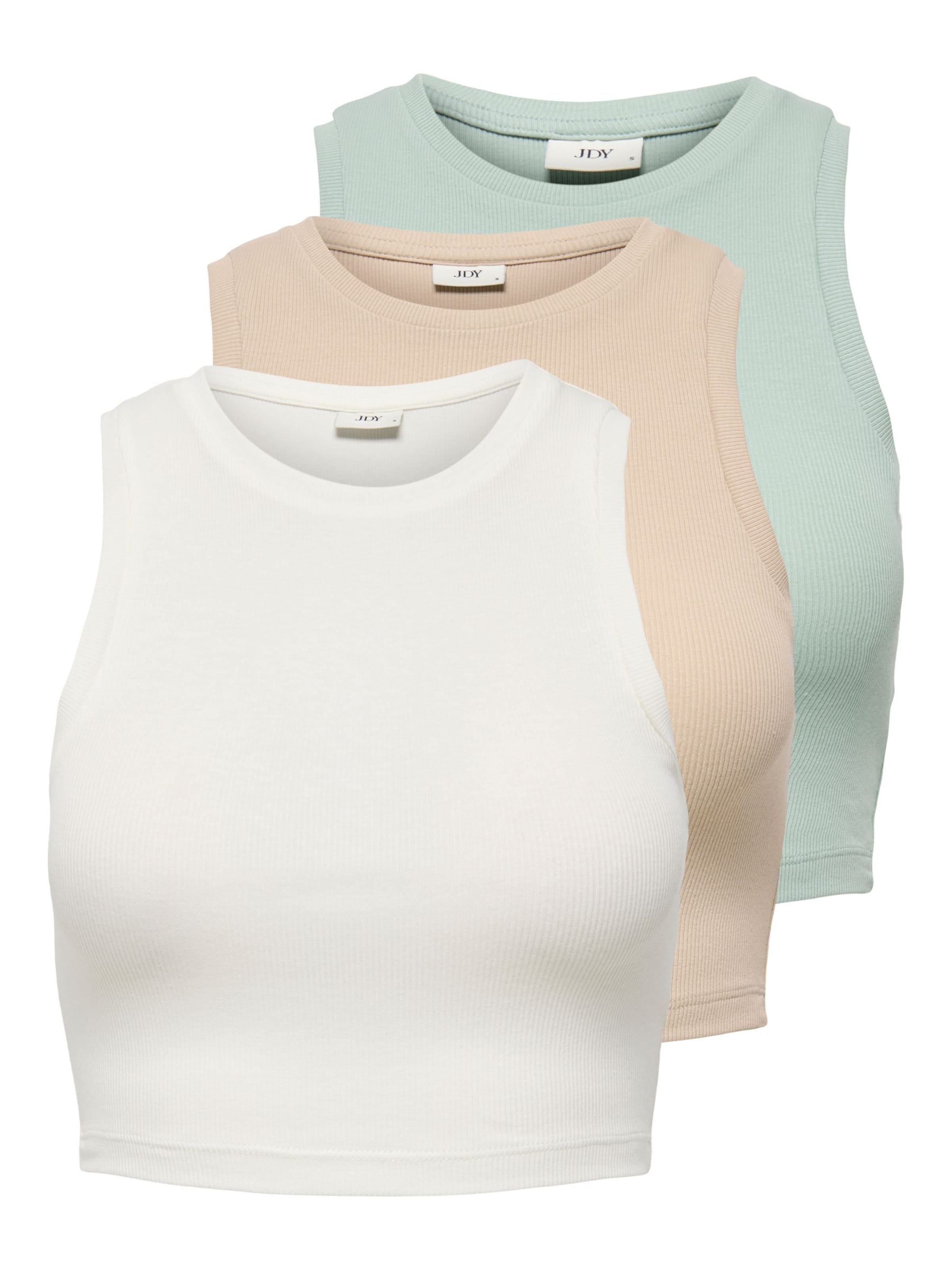 JDY - Top 'JDYLucky' en beige: frente