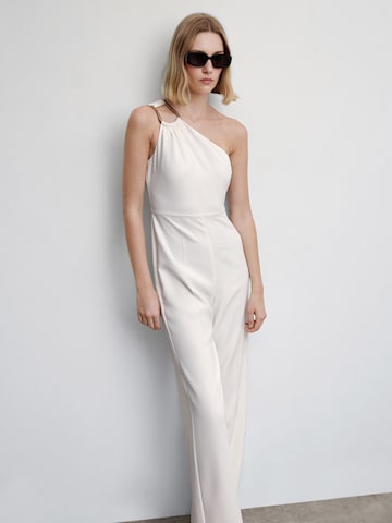 MANGO Jumpsuit 'Anastasy' in Wit