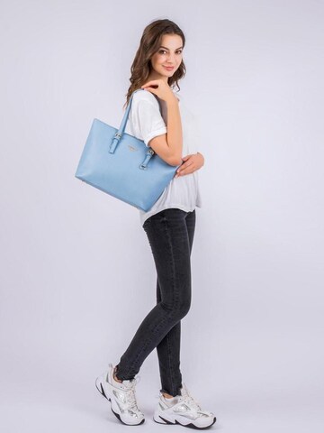 Princely London Shopper 'Beverly'‌‌‌‌ in Blau