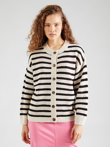 SISTERS POINT Cardigan 'HAVA' i beige: forside