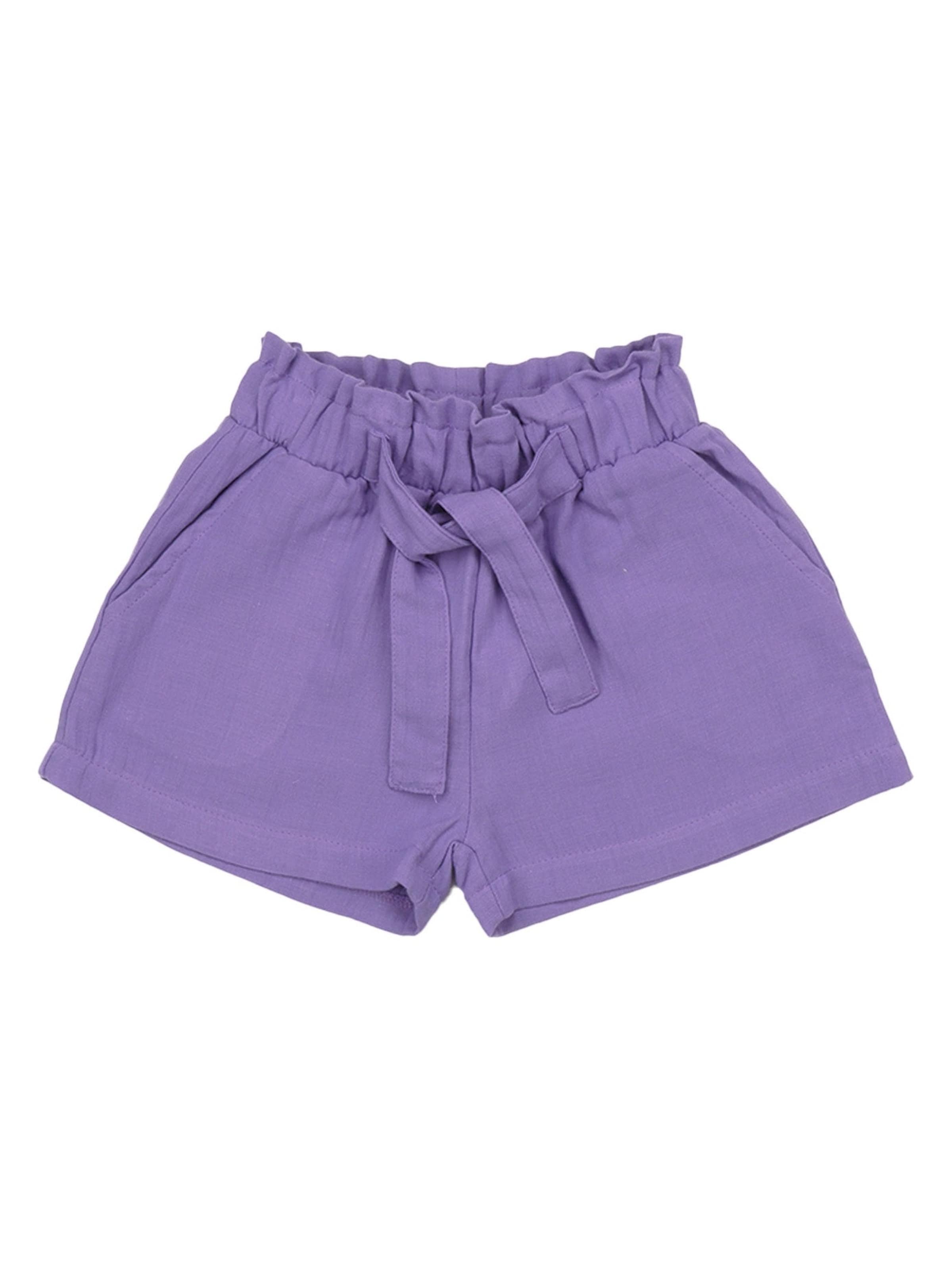 Walkiddy Regular Hose 'Walkiddy - Royal Lavender Shorts'‌ in Lila: Vorderseite