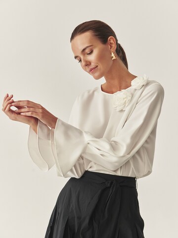 Chemisier TATUUM en blanc : devant