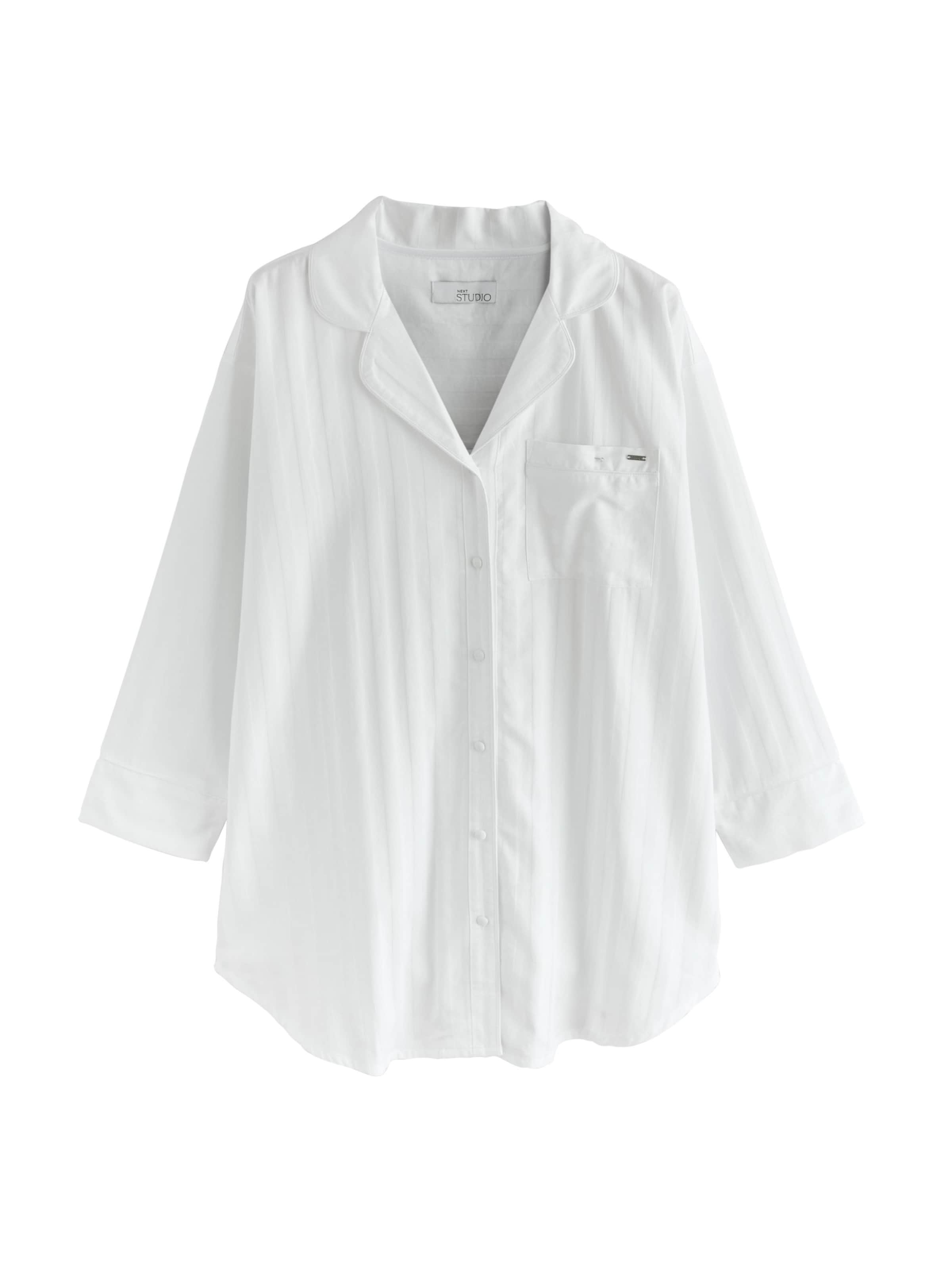 Next - Camiseta de noche en blanco: frente