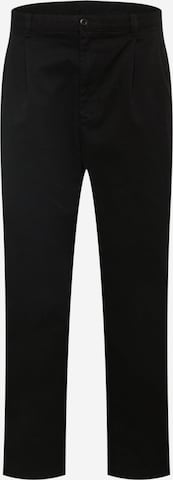 Carhartt WIP Pleat-front trousers 'Salford' in Black: front