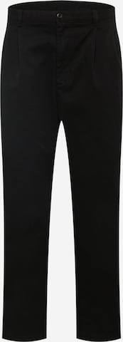 Pantaloni con pieghe 'Salford' di Carhartt WIP in nero: frontale