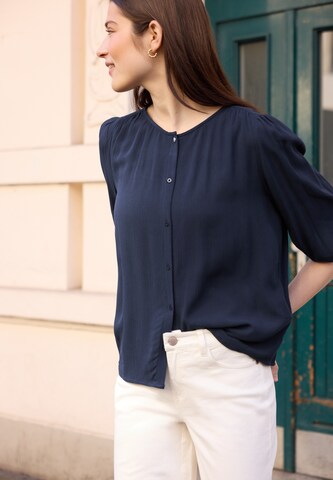 Street One Studio Blouse in Blue: front