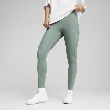 PUMA Regular Sportbroek in Groen: voorkant
