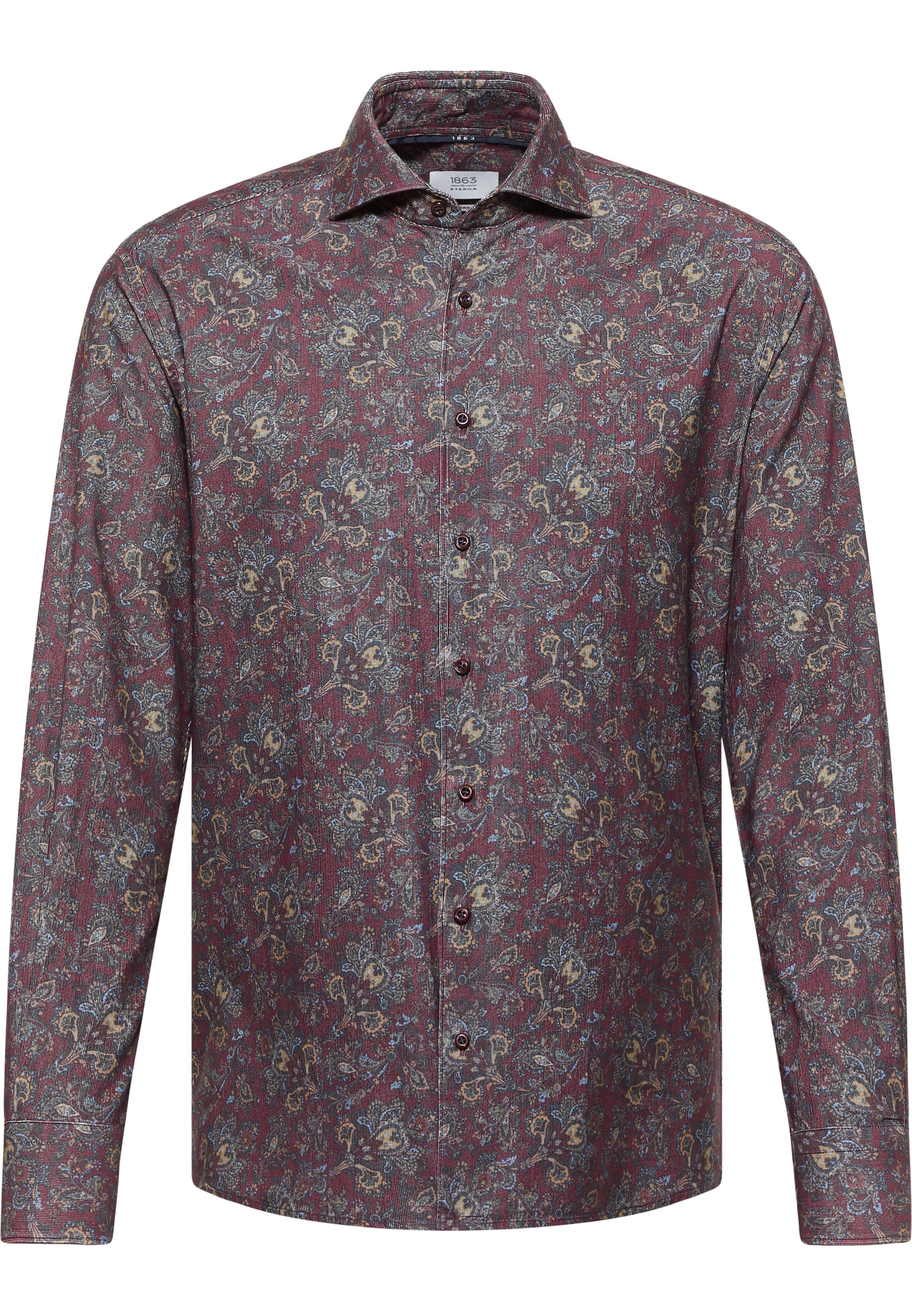 ETERNA Business Shirt in Grey / Wine red, Item view