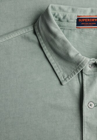 Superdry & Co Super Slim Fit Shirt 'Essential' in Green