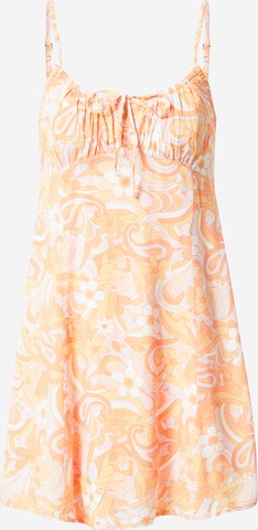 Robe d’été 'EMEA' HOLLISTER en orange : devant