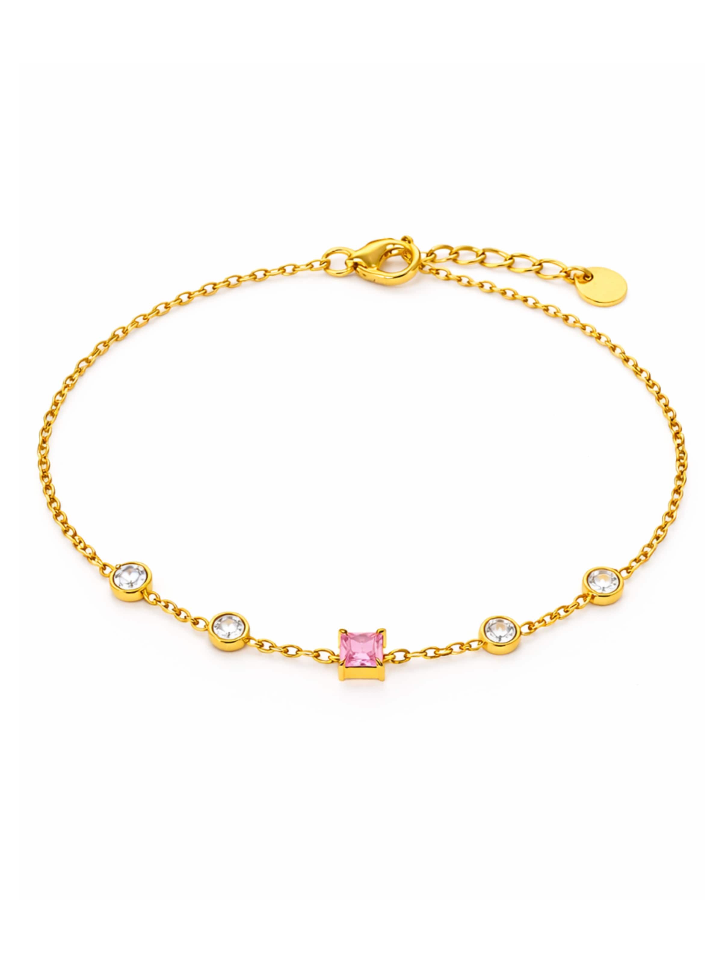 Bracelet 'Garden Grace Armband | Bridgerton' Pure Schmuck en rose : devant