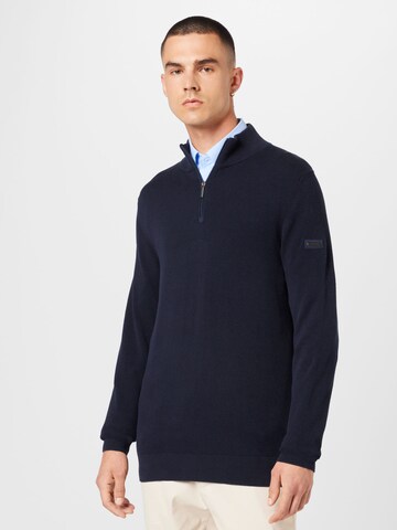 Pullover di bugatti in blu: frontale