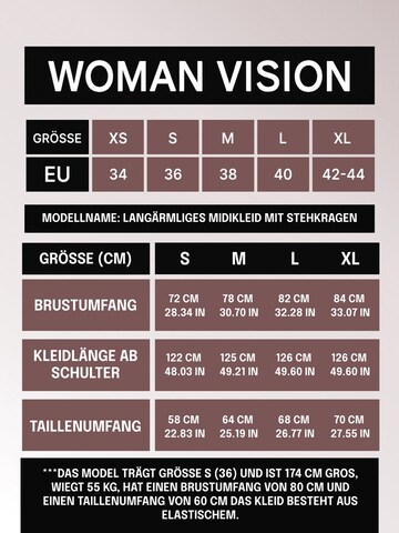 WOMAN VISION Šaty – černá