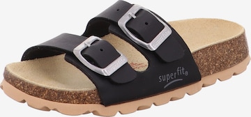 SUPERFIT Pantolette in Schwarz: predná strana