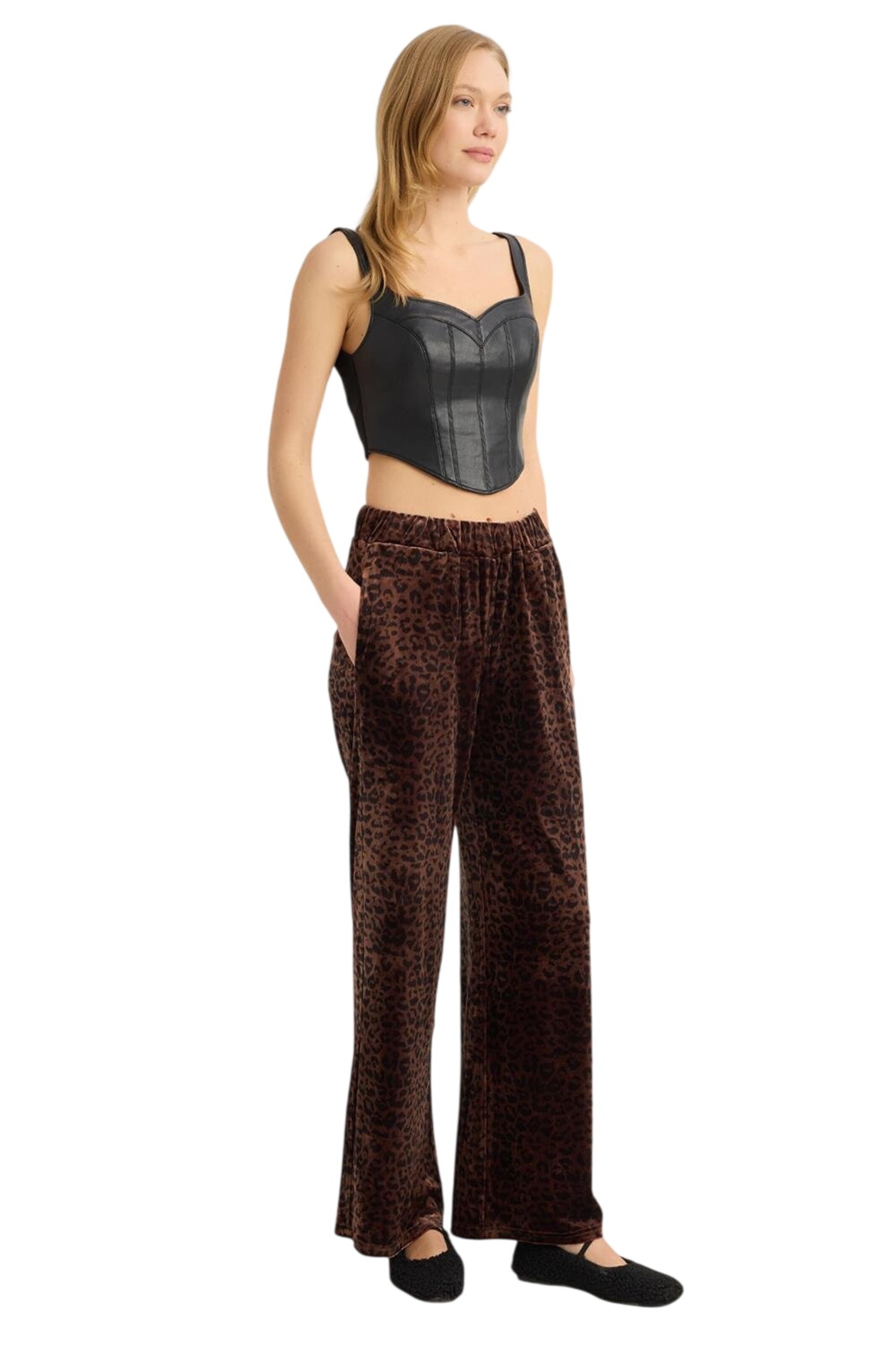 HOME STORE Regular Broek in Zwart