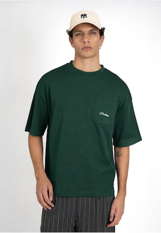 Prohibited Shirt 'Seaside' in Green: front