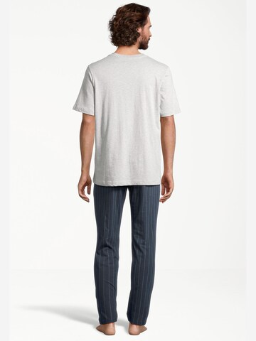 SCHIESSER Short Pajamas 'Night & Home' in Blue