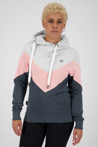 Alife and Kickin Sweatshirt 'Stella' in Grau: Vorderseite