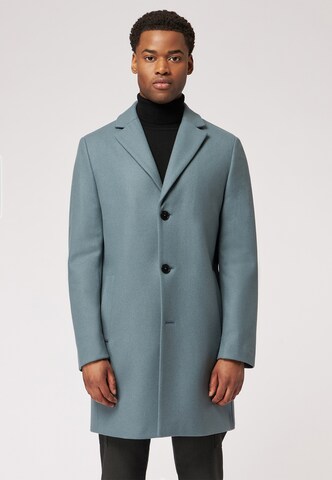 ROY ROBSON Between-Seasons Coat in Blue: front